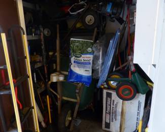 LOADED garage & basement!! Tons of power & hand tools and all kinds of things!!