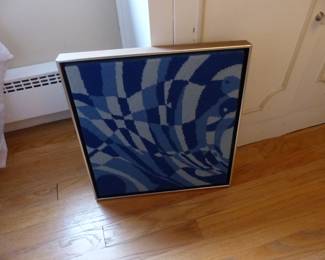 Framed needlepoint