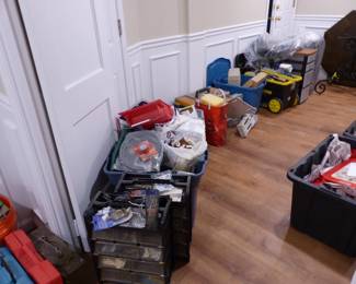 LOADED garage & basement!! Tons of power & hand tools and all kinds of things!!