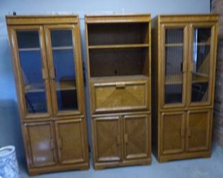 3 section wall unit