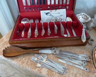 Sterling flatware set