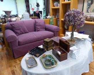 Sofa, bric-a-brac