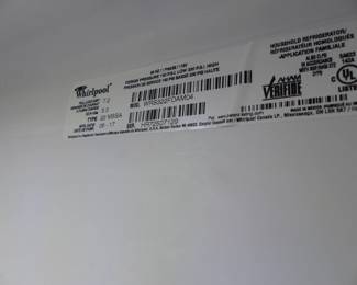 Stainless side by side refrigerator