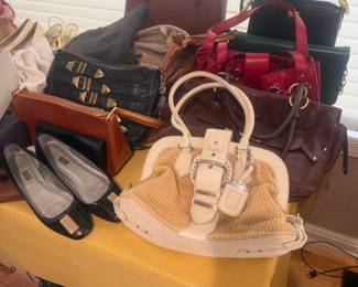 Women's shoes & handbags including designer labels