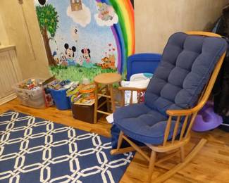 Rocking chair, baby toys