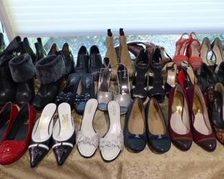 Women's shoes including designer labels
