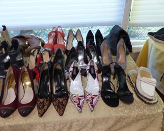 Women's shoes including designer labels