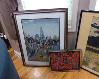 Framed pictures and posters