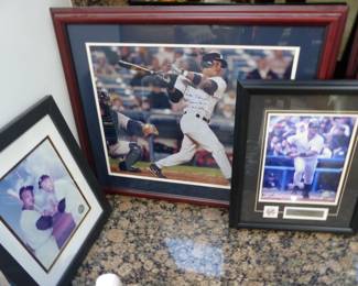 Signed & unsigned sports memorabilia