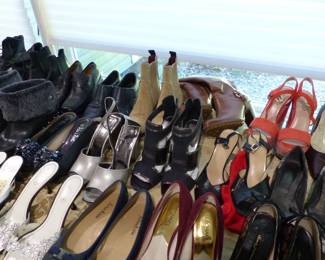 Women's shoes including designer labels