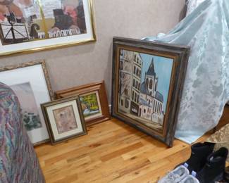 Framed pictures and posters