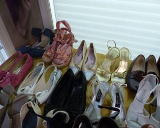 Women's shoes including designer labels