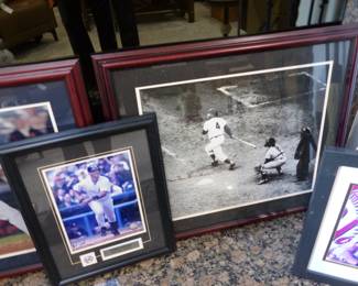Signed & unsigned sports memorabilia