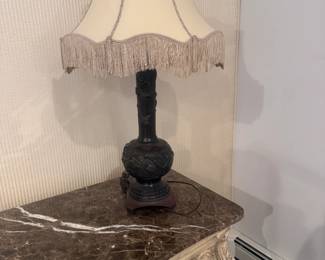 Asian design vintage lamp