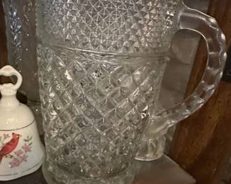 crystal pitcher