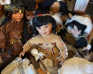 Porcelain and Vinyl Dolls