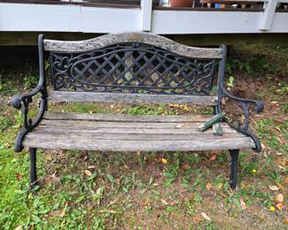 Garden bench, needs love