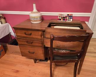 Singer sewing machine cabinet