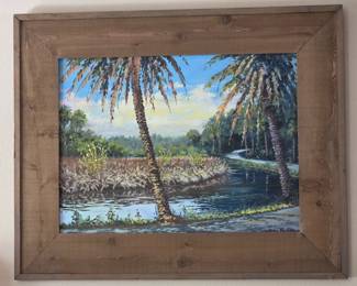 Tim Peterson Tomoka Oil on Canvas