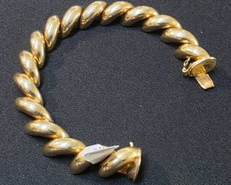 Gold o er Sterling Bracelet