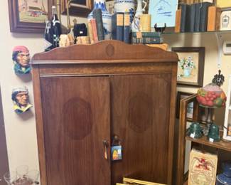 Vintage Armoire or wardrobe, all kinds of decor