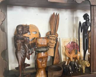 Vintage African art pieces, whole selction