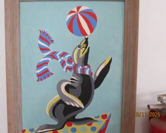 Vintage Paint by number art