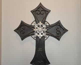 Metal Wall Cross 30" x 24"