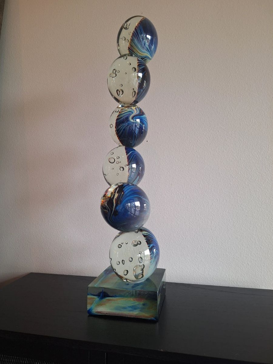 Murano. Base 7" × 7". 32" H