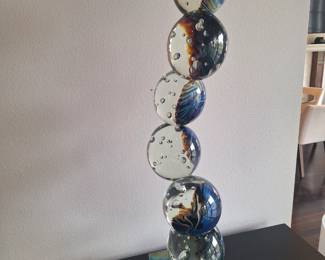 Murano. Base 7" × 7". 32" H