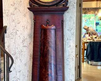 Scottish Drumhead Longcase Grandfather Clock