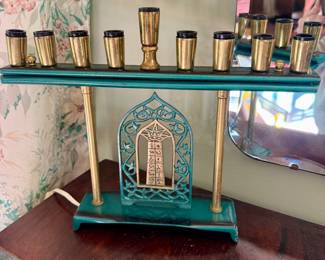 Midcentury Electric Menorah