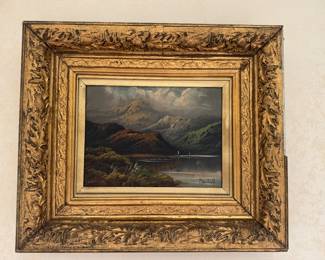 Original Oil British Artist Roberta Kiddermaster Marshall. 18 49–19 26 Scotland.