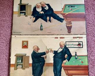 Bernhardt Wall Kiss and Froze 1094 Print