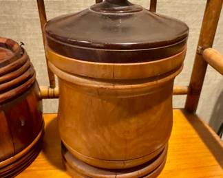 Hand-Turned Wood Lidded Jar / Humidor