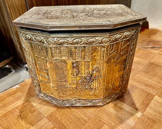 Brass Coal Box, 1920s