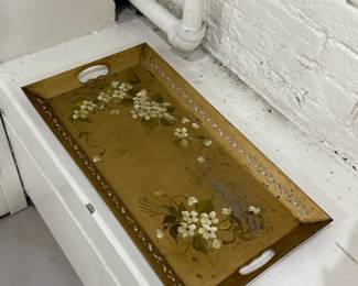 Handpainted tray