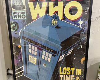 Vinatage Dr Who Poster
