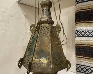 Antique Morrocan Ceiling Light Fixture