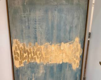Gold Leaf Abstract Painting