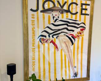 Vintage Joyce advertising the "Mode Beauté Printemps/Été 88" (Fashion Beauty Spring/Summer. 