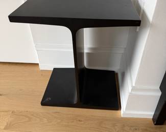 Cast Iron I-Beam End Table