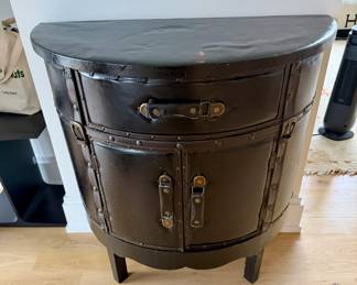 Grayson Lane Faux Leather Cabinet