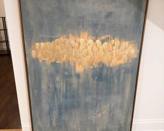 Gold Leaf Abstract painting