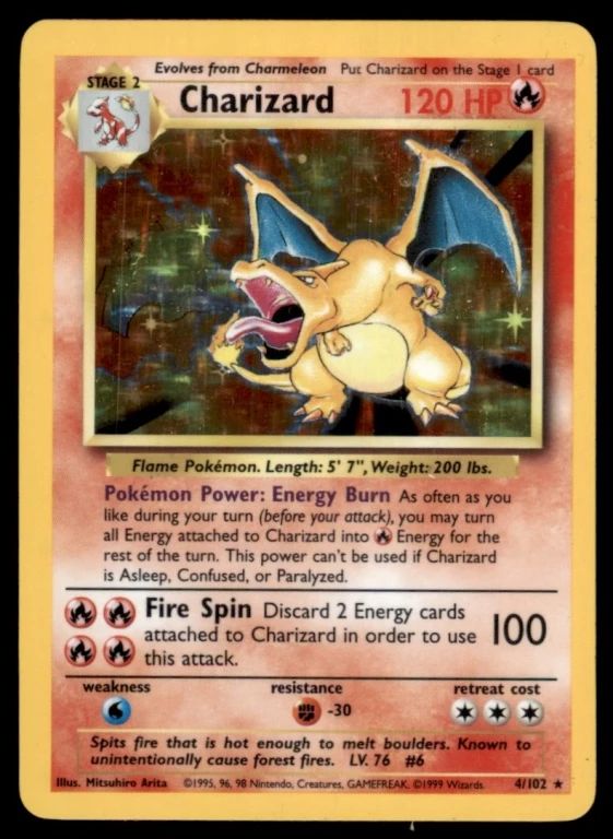 1999 Holo Charizard #4