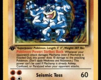 1999 1st Edition Holo Machamp #8
