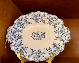 Minton Anemin flow blue plate