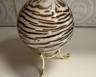 Mark Matthews Signed Animal Print Spheres