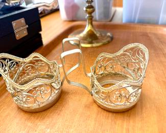 “ZarPh” Russian Ehite Tea Cup Holders