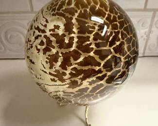 Mark Matthews Signed Animal Print Sphere